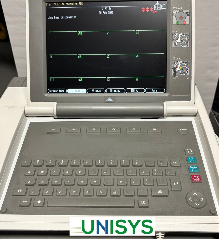 GE MARQUETTE MAC 5000 ECG SYSTEM   (#2922)