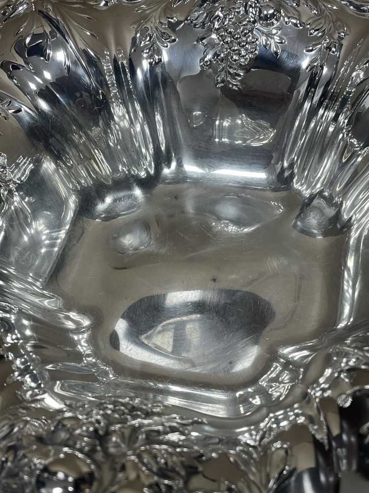 Reed & Barton Francis 1st Sterling Silver Repousse Compote