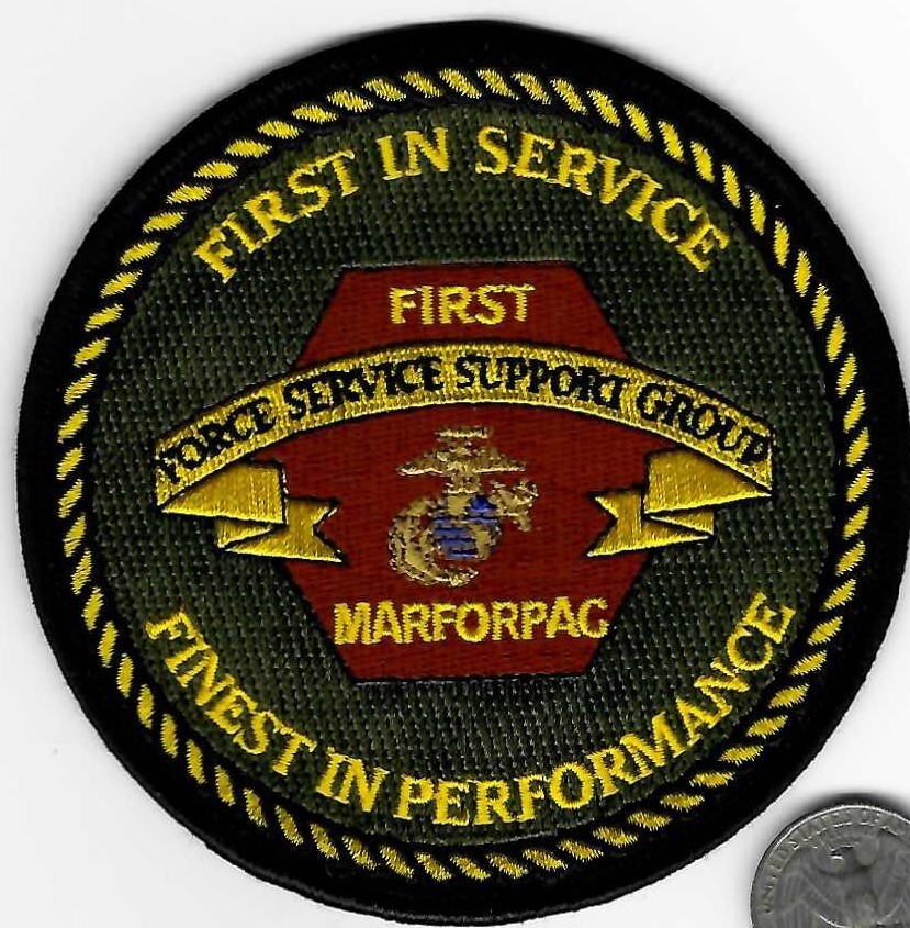 US MARINE CORPS MARFORPAC Forces Pacific First In Service Patch