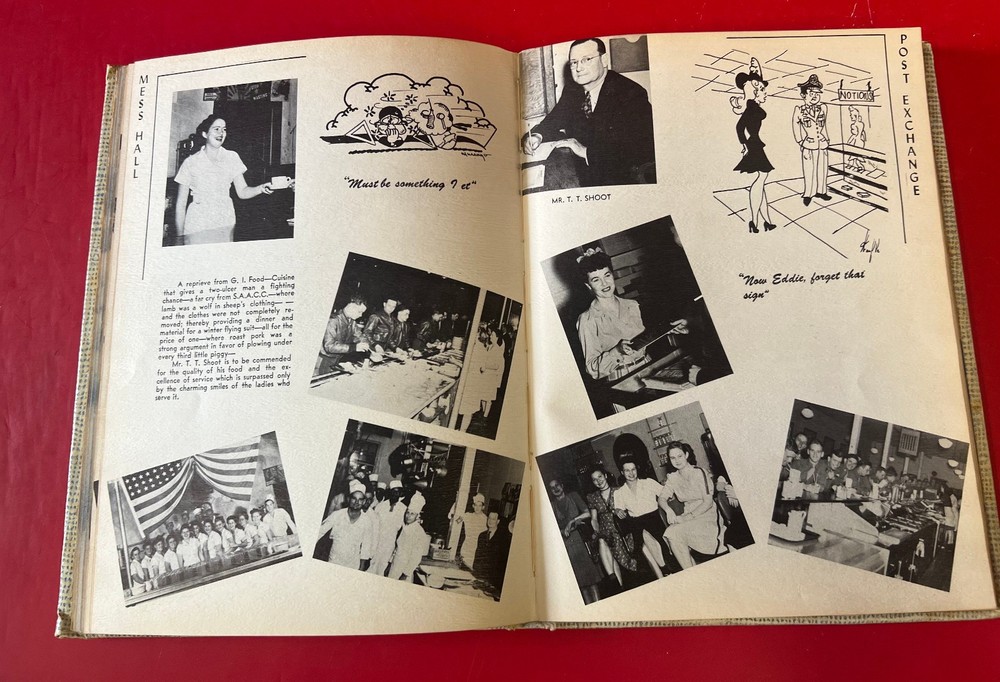 COLEMAN ARMY AIR FIELD PILOT FLYING SCHOOL CLASS BOOK 44-H