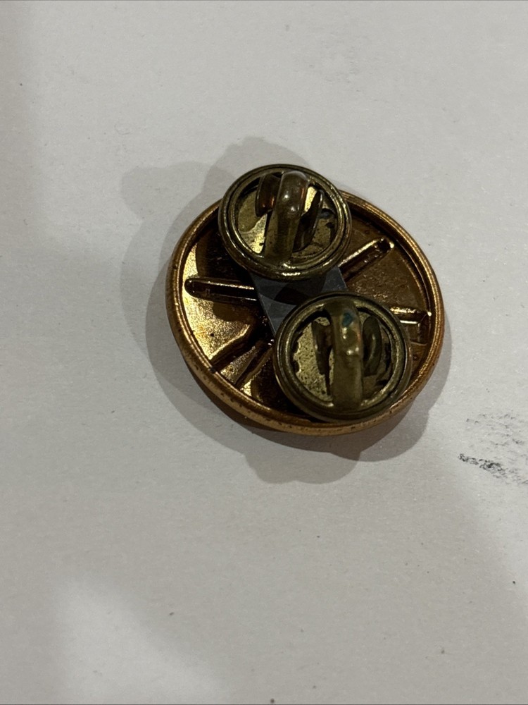 WWII US Army Infantry Enlisted Uniform Collar Button Pin Disc – Cross Rifles