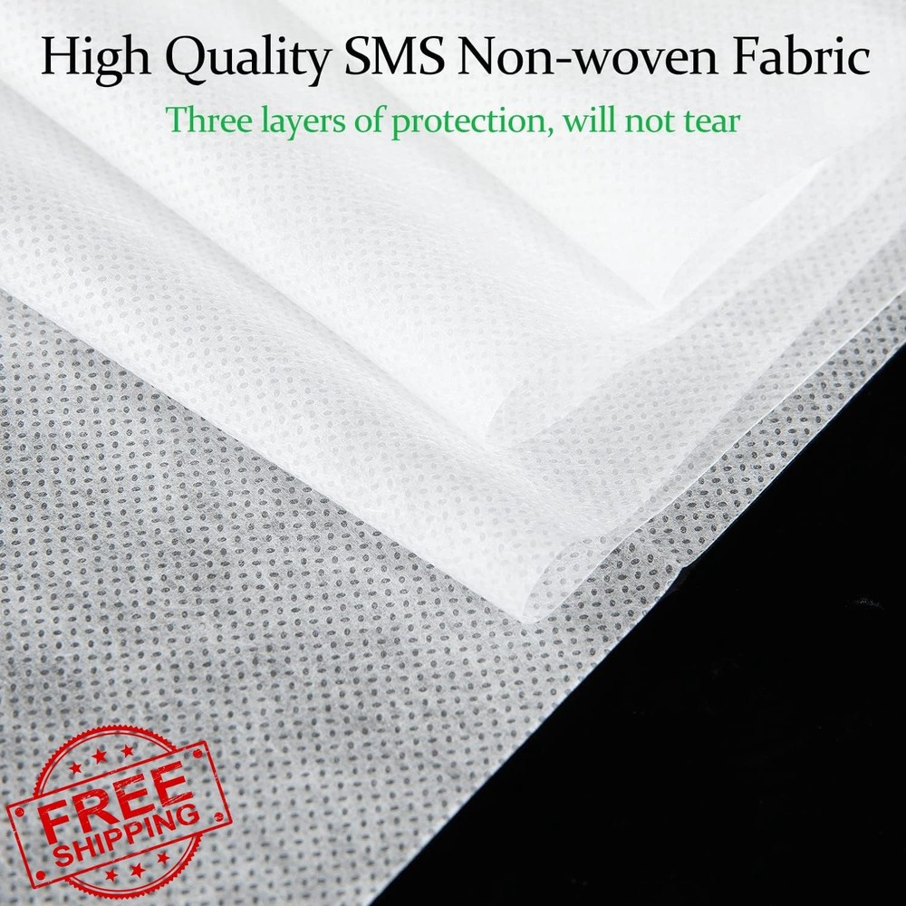 YEEOZOE 200PCS Disposable Massage Table Sheets White 71"x31"