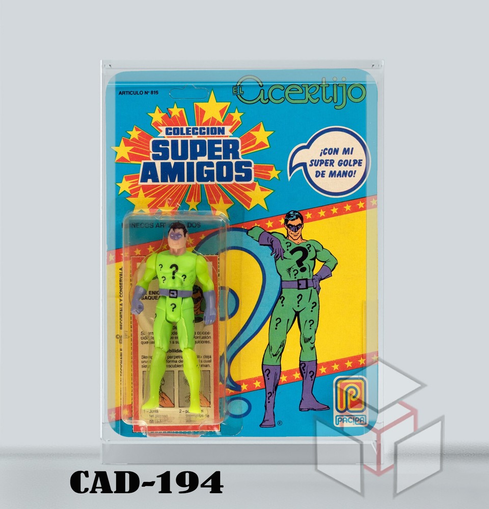Pre-ORDER Acrylic Display Case for DC PACIPA Super Amigos Carded