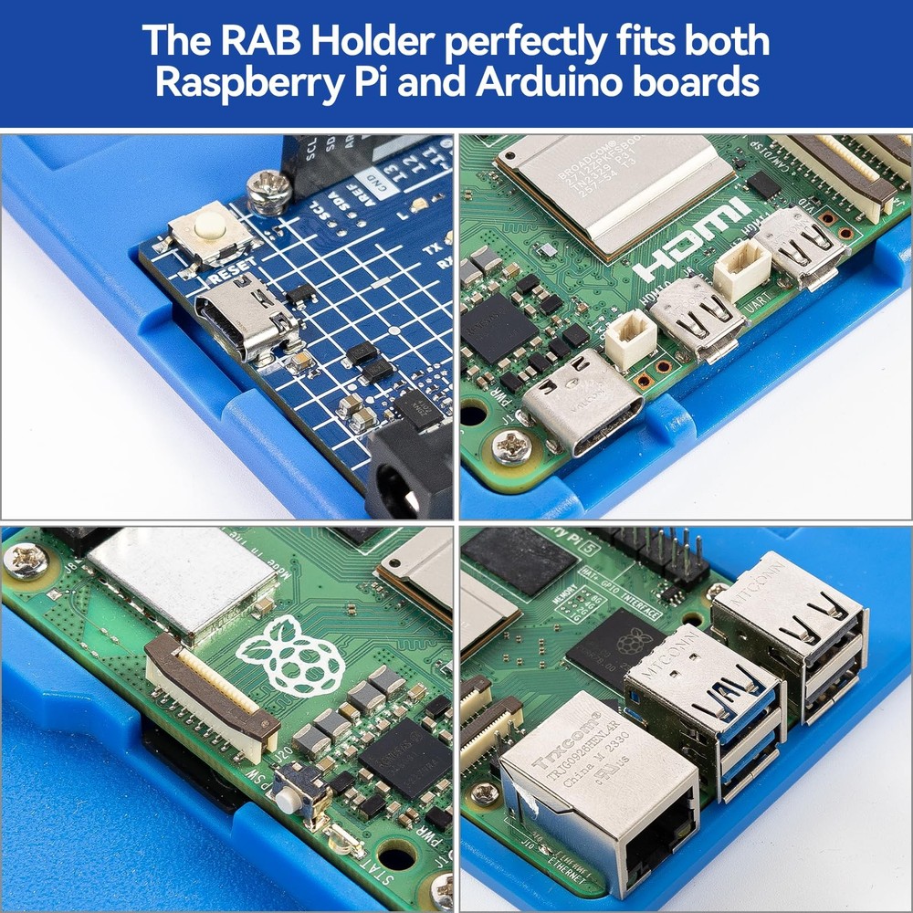 SunFounder RAB Holder Breadboard Kit for Raspberry Pi Compatible with Arduino...
