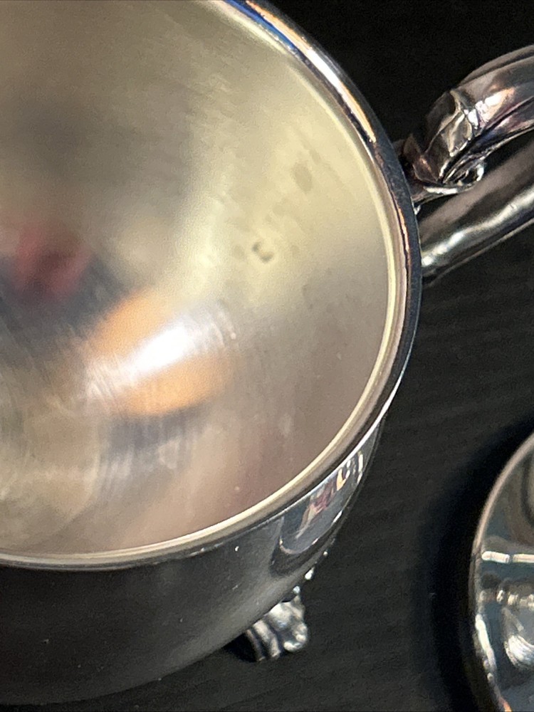 Vintage Silverplate Creamer & Sugar Set