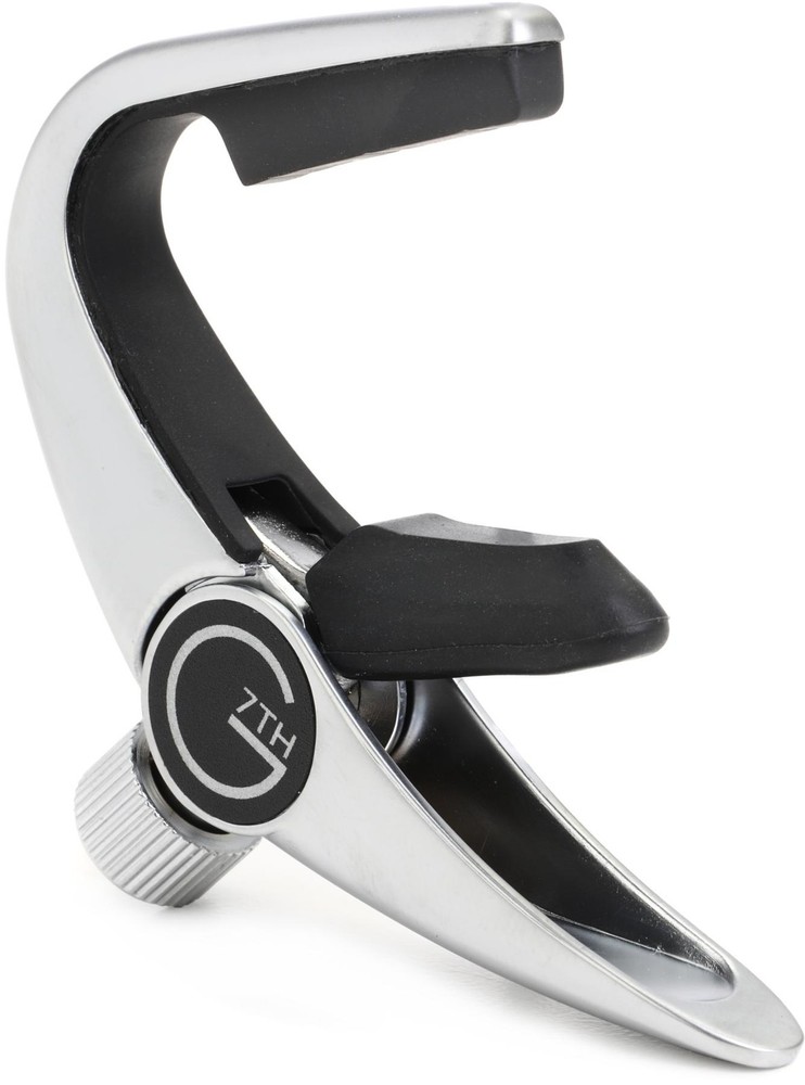 G7th Newport 3-string Partial Guitar Capo - Silver (5-pack) Bundle