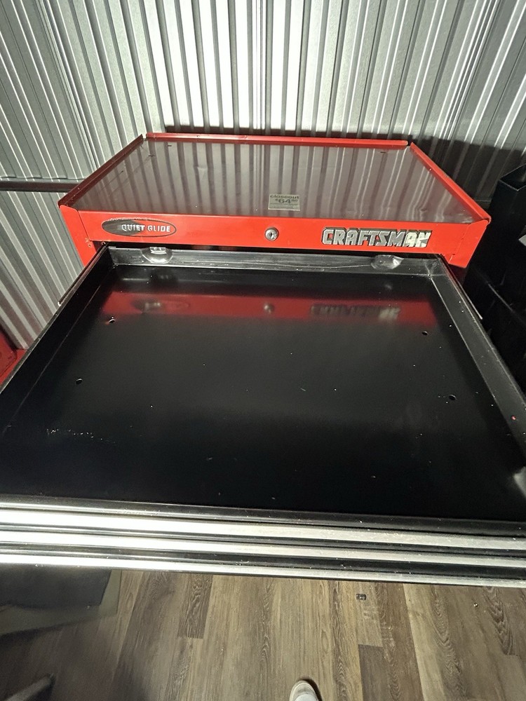 Rare Craftsman 18” DEEP Middle Intermediate Tool Box Chest 3 Drawer Red 2008