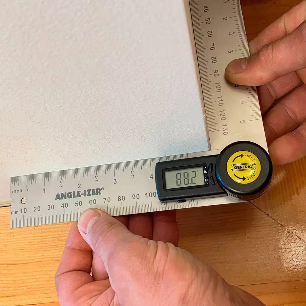 5 In. Digital Reversible Angle Finder with Angle Lock and Large LCD Readout