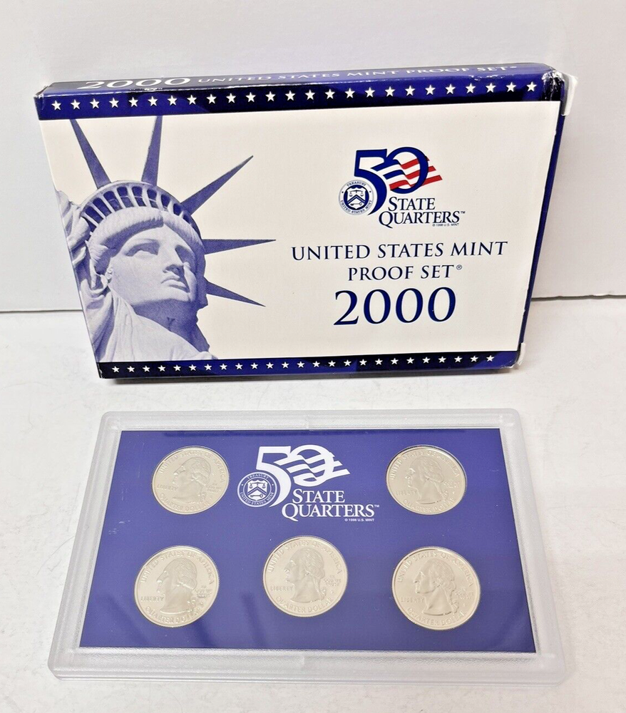 Proof Set Lot 1999 - 2000 - 2001 Consecutive Years Gift Idea Coin Collection ML