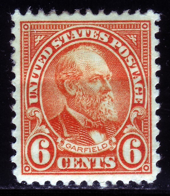 #638 GARFIELD. ROTARY. EXTRA FINE 2. NH OG. SCV $95