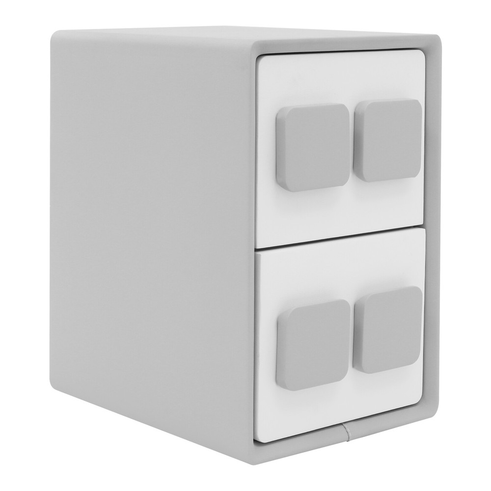 Bedside Table, Minimalist End Table With 2 Drawers, Bedside Table for Bedrooms
