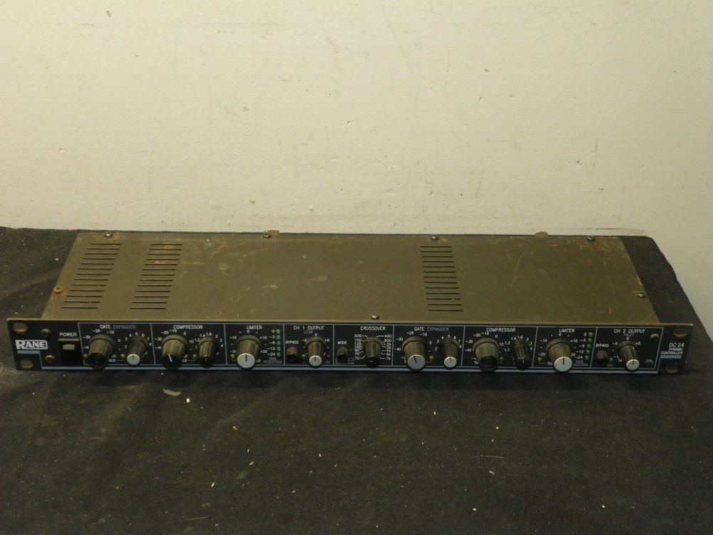 Untested Rane DC 24 Dynamic Controller Gate Expander Limiter Compressor