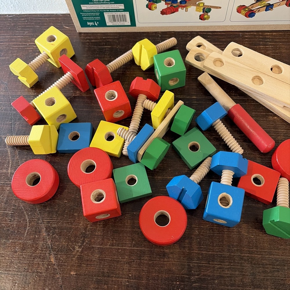 Melissa and Doug Wooden Construction Set