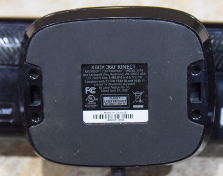 Microsoft Xbox 360 Kinect Black Color Sensor Bar Model 1414