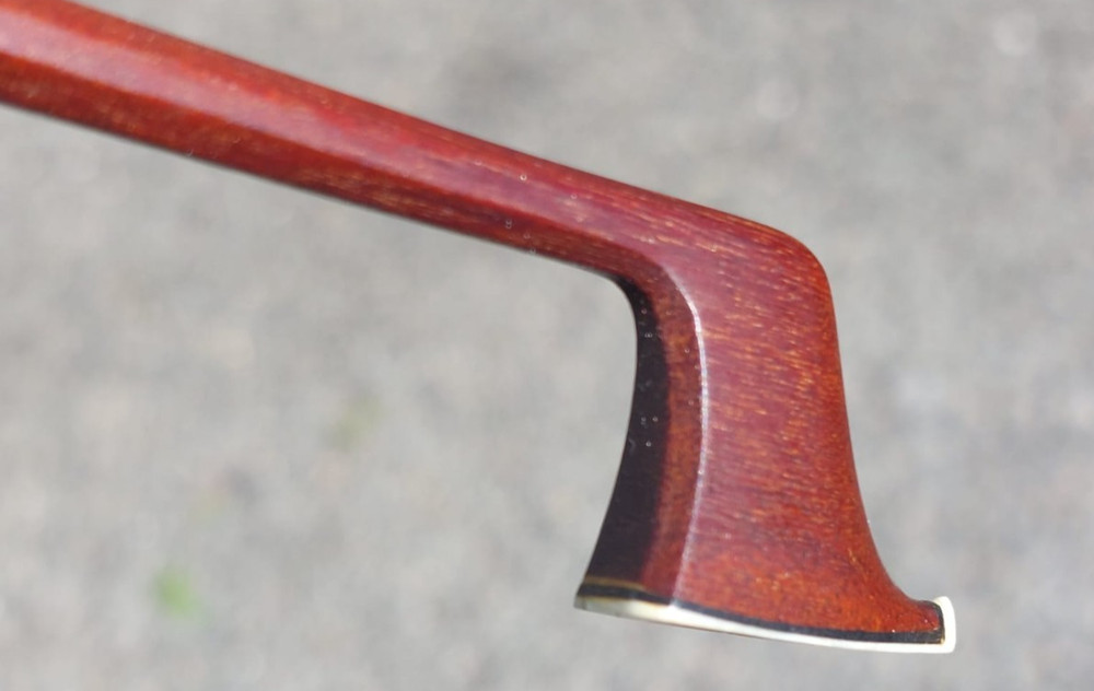 Vintage german violin bow 4/4 silver mounted