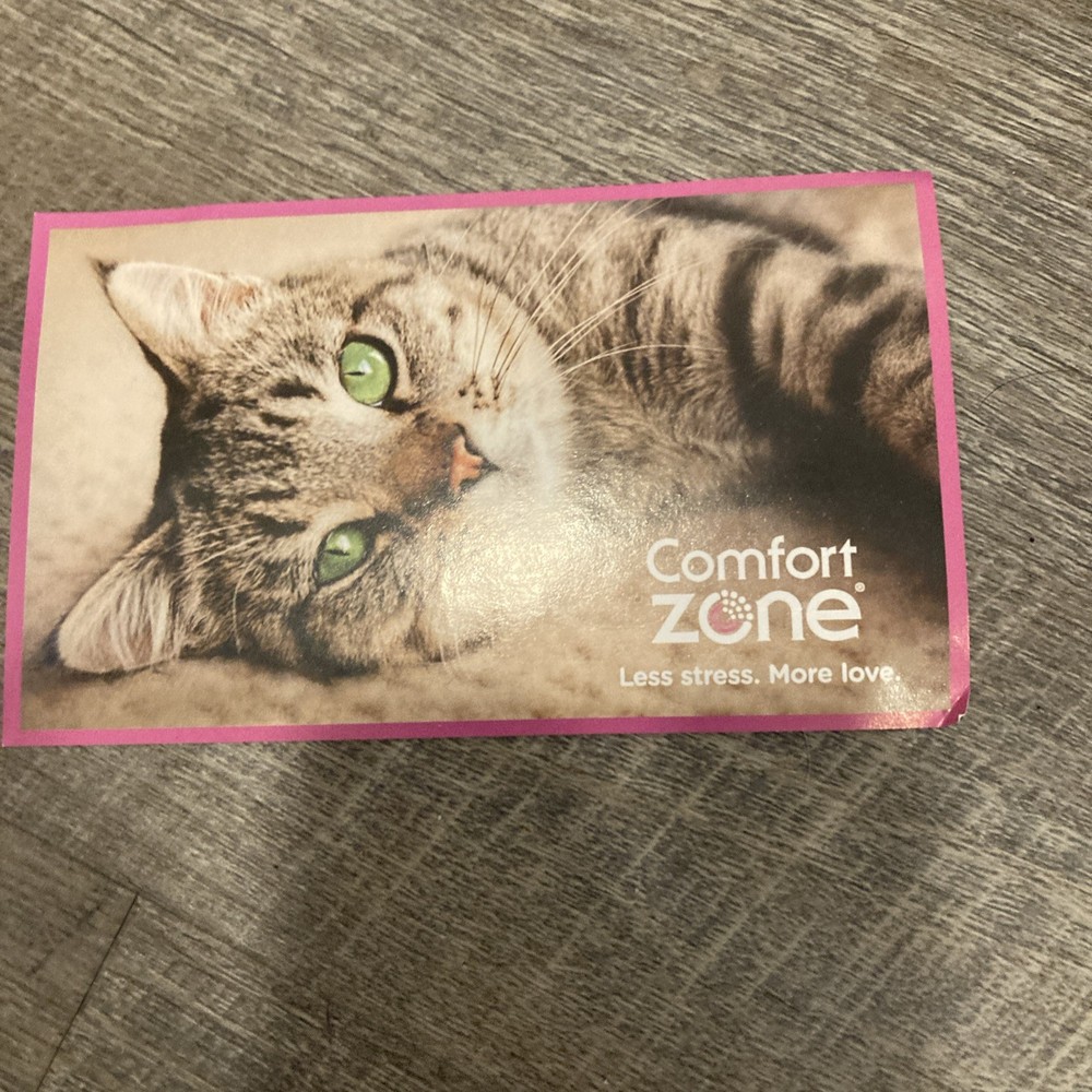 Comfort Zone Multi-Cat Calming 4 Refills New Open Box Pheromones Diffuser Cat