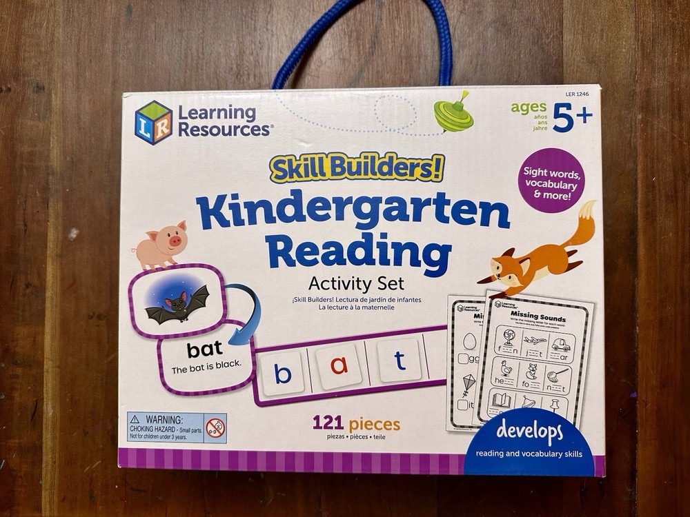 Learning resources kindergarten reading Activity Set Ages 5+
