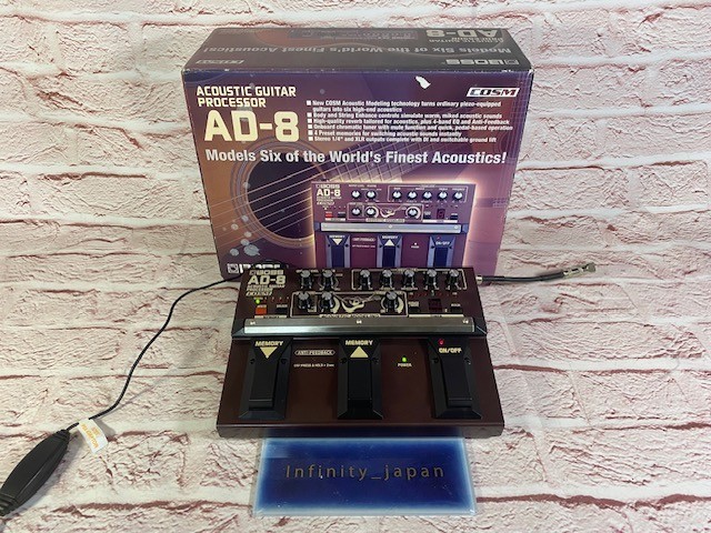 Boss AD-8 Acoustic Multi-Effect Guitar Processor Pedal fast ship with BOX
