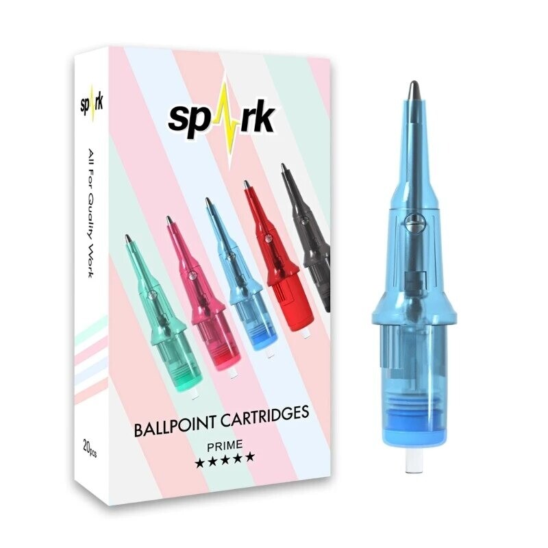 10/20/Mix pcs Spark Ballpoint Tattoo Cartridge Practice Needle Sketch Stippling