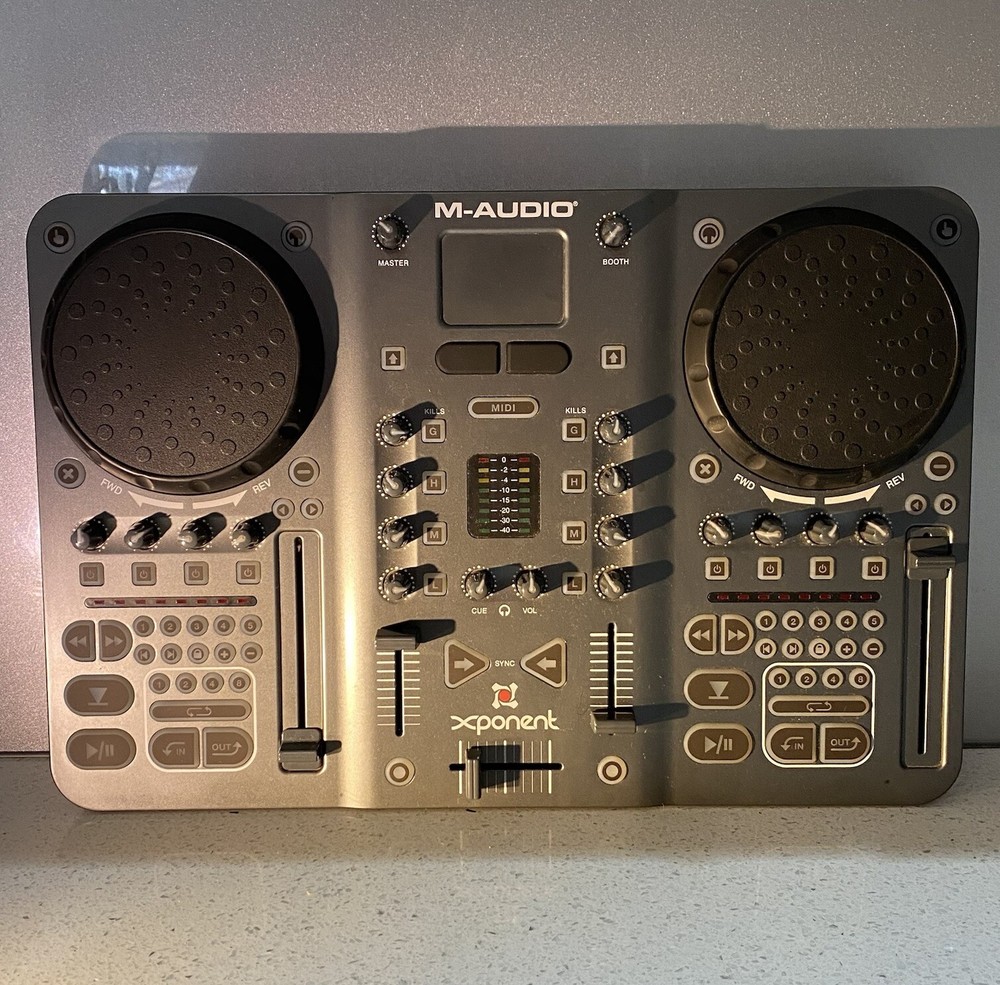 M-Audio torq Xponent Advanced DJ 2-Channel Mixer Controller Confirmed Operation