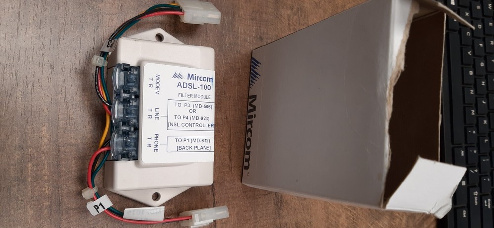 Mircom ADSL-100 Filter - Telephone Access   NSL Controller board DSL Filter