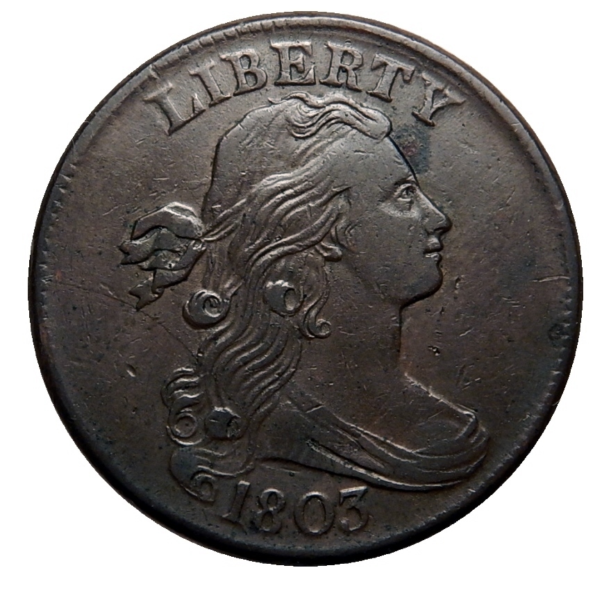 Large cent/penny 1803 Sheldon 258 mint state time machine arrival!