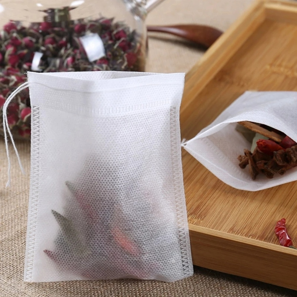10-5000pcs Disposable Filter Drawstring Flip Empty Teabag Herb Loose Tea Bag LOT