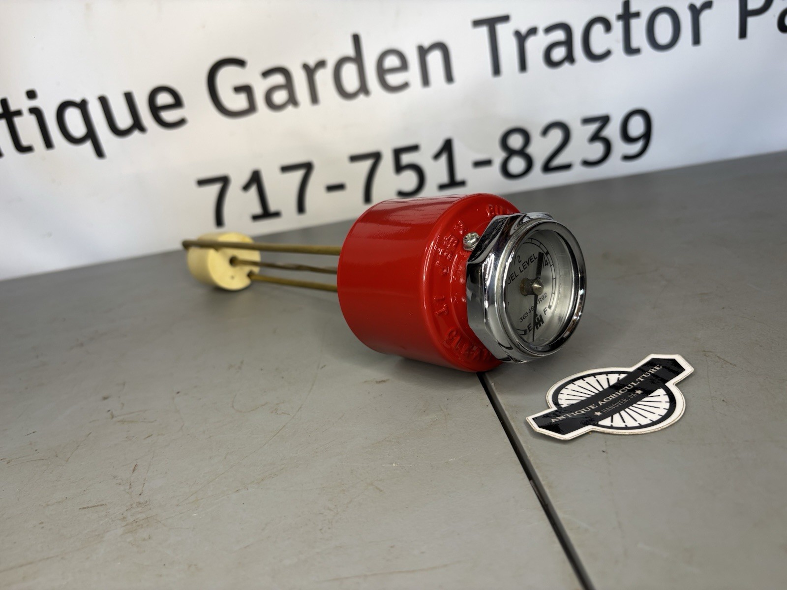 Farmall H Vented Fuel Gauge Cap With Gasket