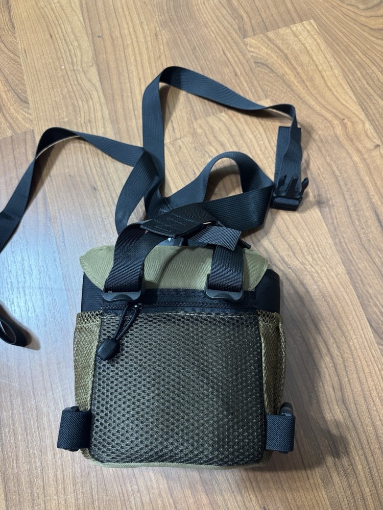 Vortex Optics Binocular Harness Case Tan with Logo, Secure Carrying Accessory