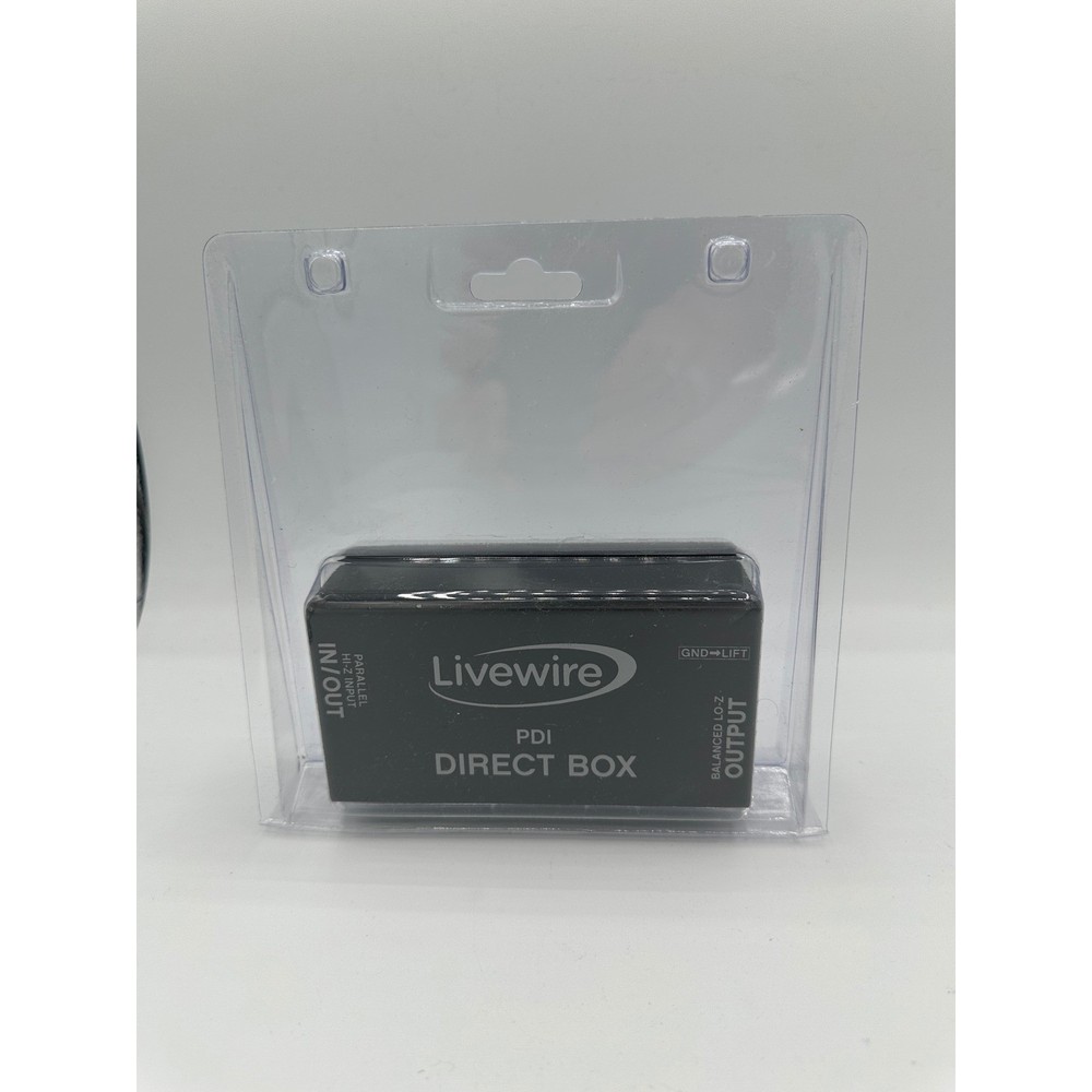 Livewire PDI Direct Box Passive Shielded Audio Interface