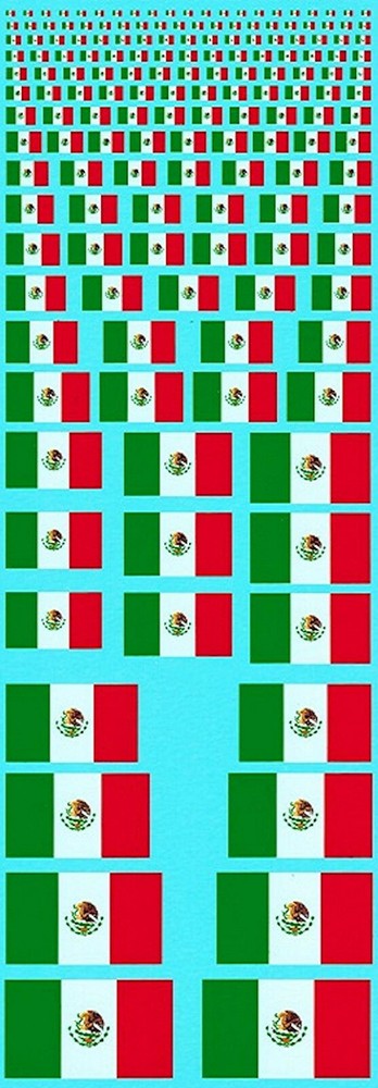 Flags Mexico 1:24 Decal Decals