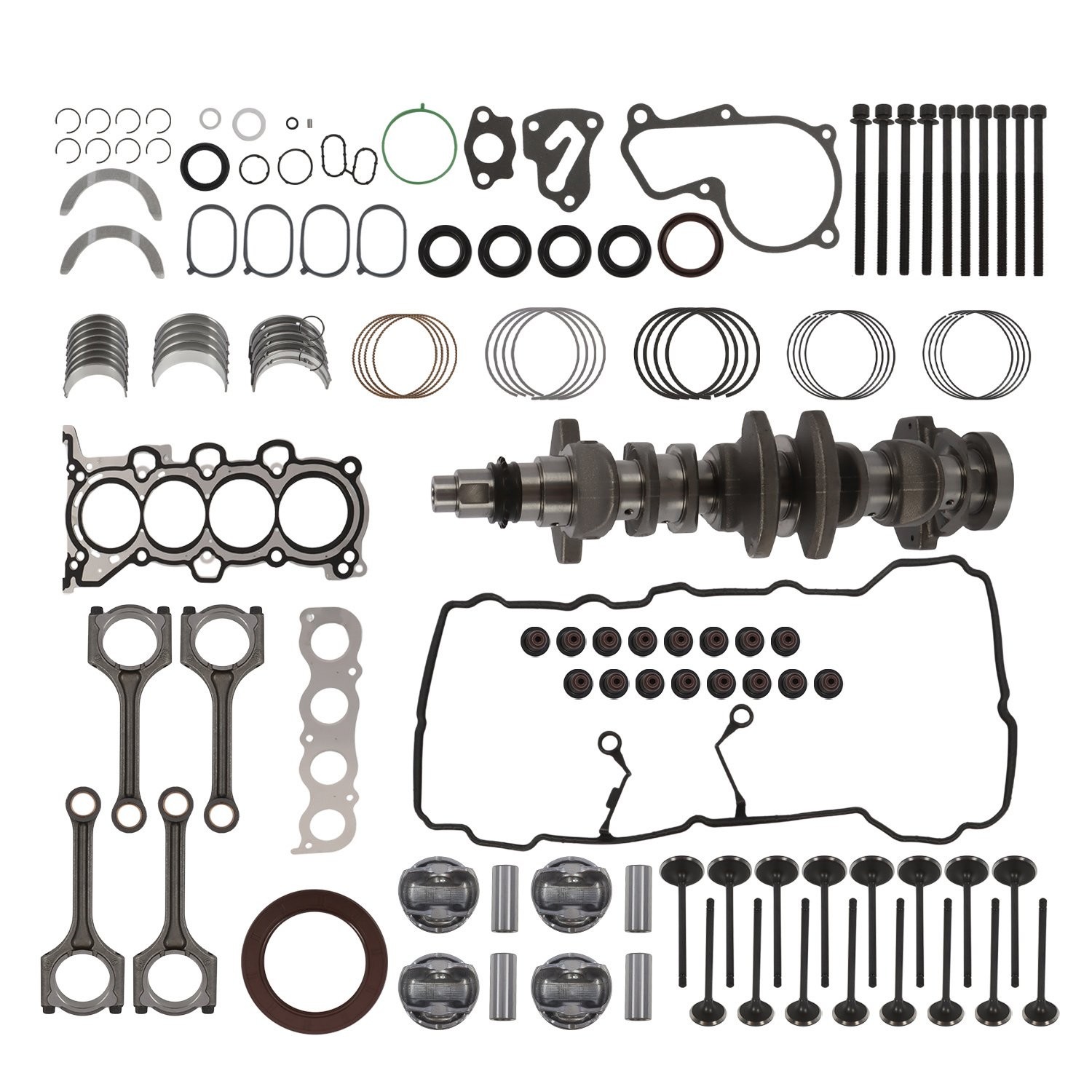 G4NC 2.0L Engine Overhaul Rebuild Kit For Hyundai Elantra Tucson/Kia Soul Forte5