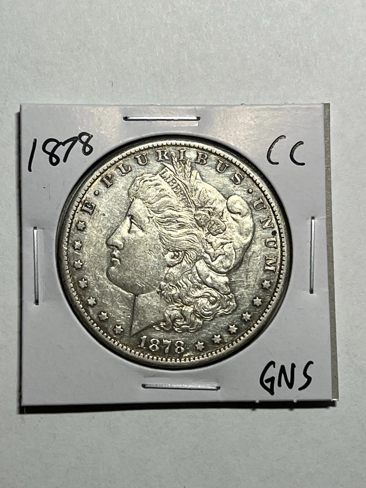 The 1878 CC version of the Morgan silver coin is very exquisite in Carson City
