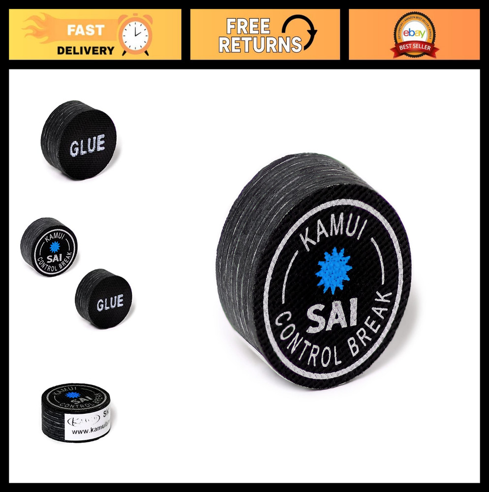 High-Performance Billiard Pool Cue Tip with Serial Number - Control Break 1pc