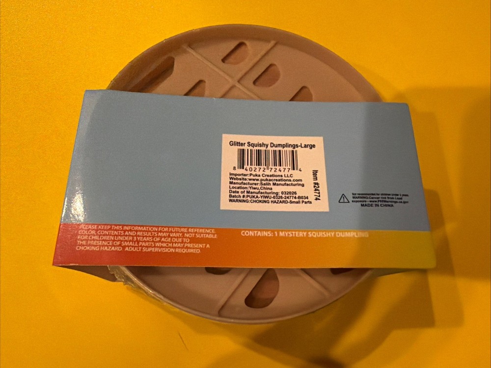 Squishy Bun Glitter Mystery Dumpling