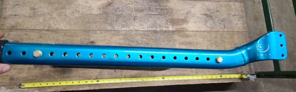 Quickie Iris Tilt Manual Wheelchair Bottom Base Frame Turquoise Blue