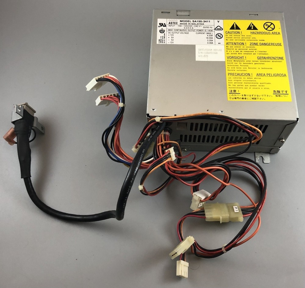 astec power supply MODEL SA150-3411 Untested VF6