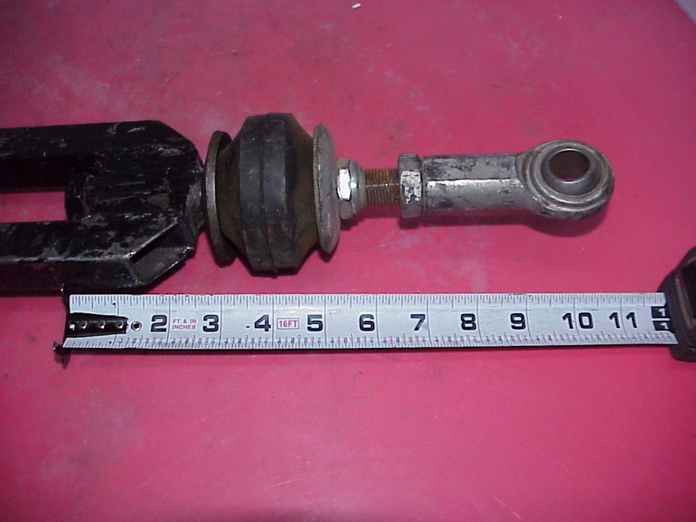 Black Torque Link Pull Bar with 1 Bisquits Late Model Modified