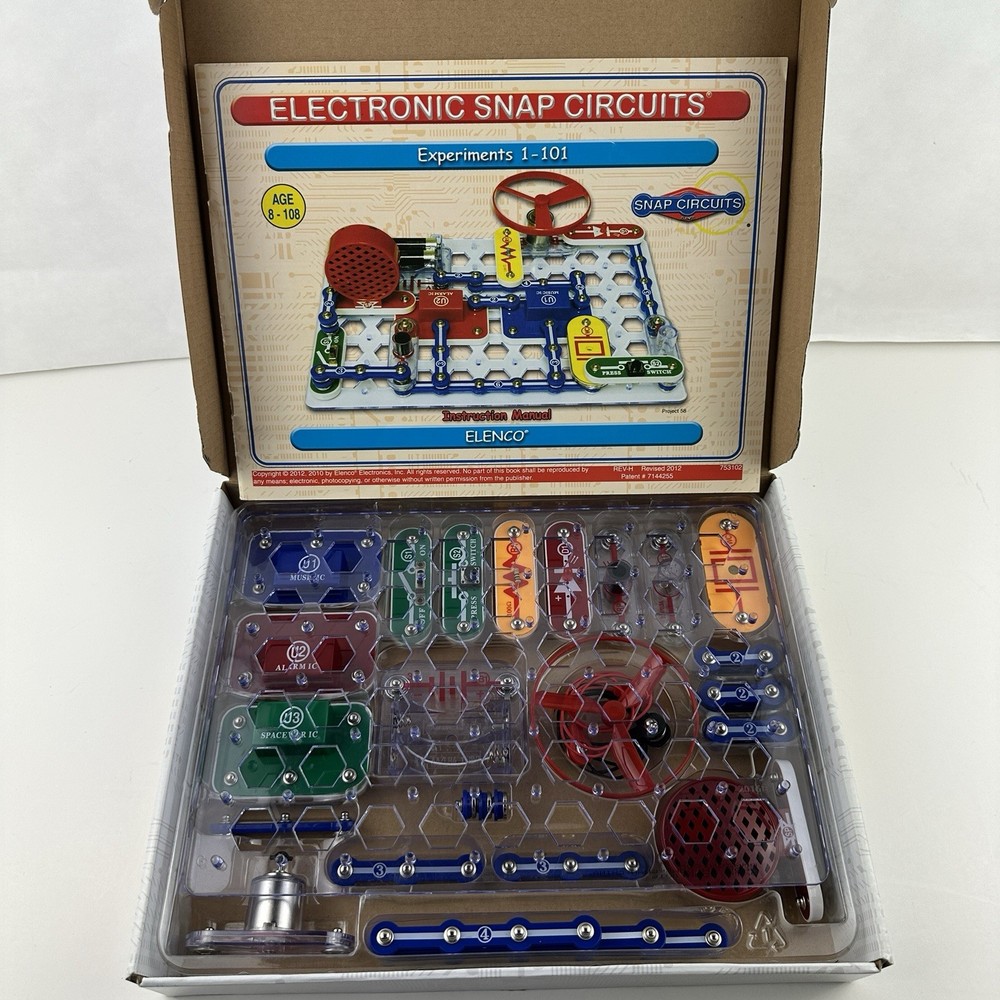 Elenco Snap Circuits Junior STEM Build Over 100 Electronic Projects Complete