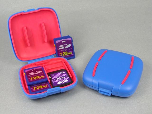 Nikon Secure Digital SD card case floats holds 4