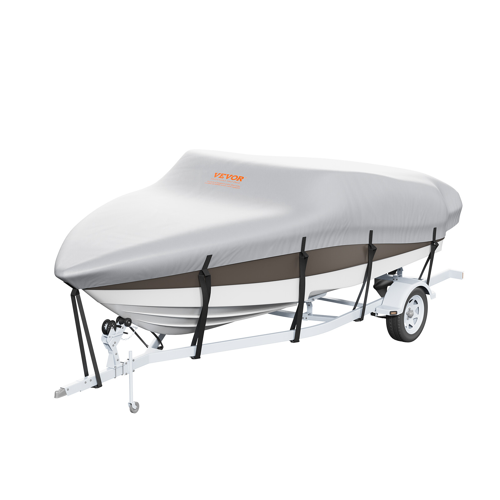 VEVOR Boat Cover 600D Waterproof 17-19 ft Boat Cover V-Hull Tri-Hull Runabout