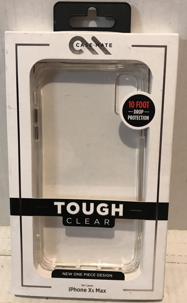🌍 Case-Mate Tough Clear Case for Apple iPhone XS Max,Open Box ‼️