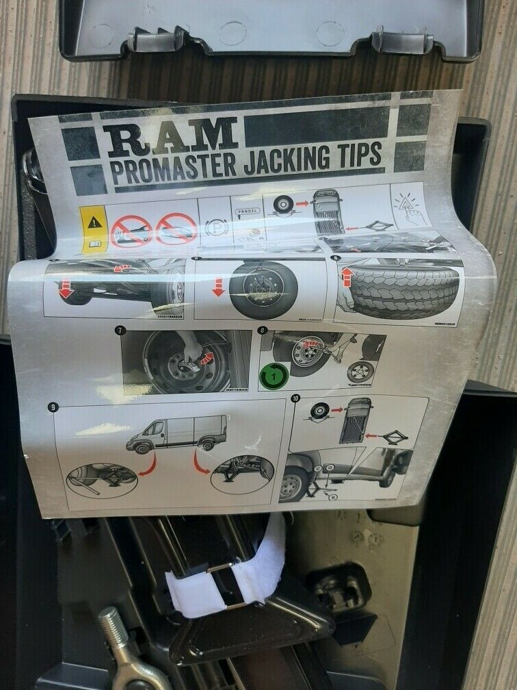 DODGE RAM PRO MASTER JACK AND TOOL KIT - TAKEOUT UNIT