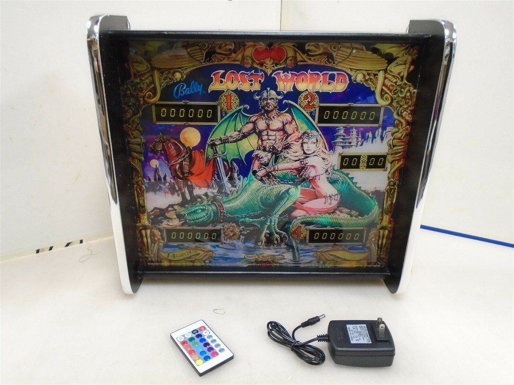 Bally Lost World Pinball Head LED Display light box