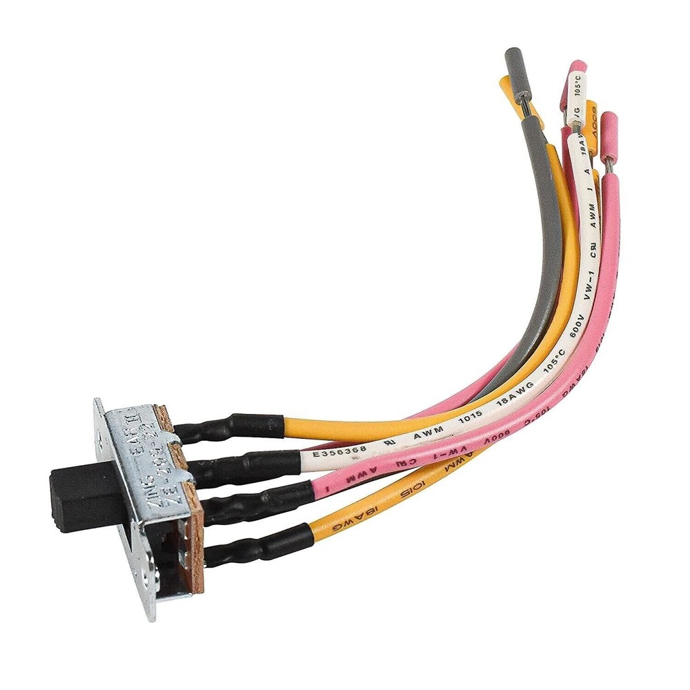 2-Pack HQRP 6-Pin Slide Reverse Switch for Hampton Bay Ceiling Fan, UL Listed
