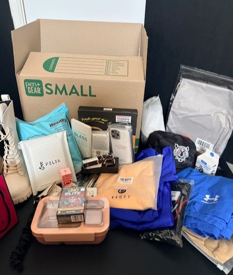 Mystery Random, Unclaimed ALL new 20+ items.  Wrapped & Unwrapped