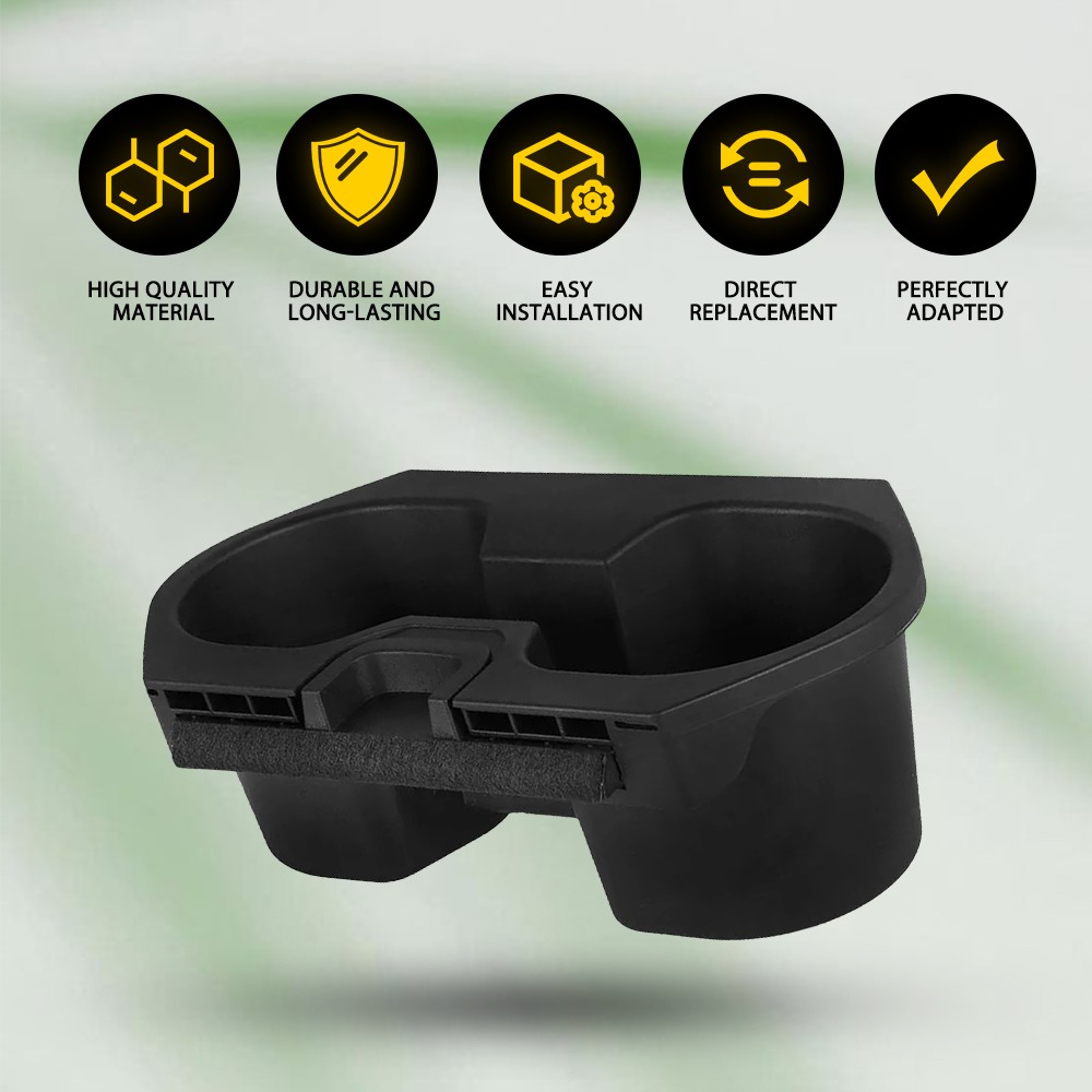Front Console Insert Dual Water Cup Center For Honda Civic 2016-2021 Holder