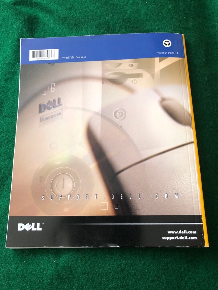 Dell Dimension 4100 Solutions Guide manual, P/N 051VM Rev. A03