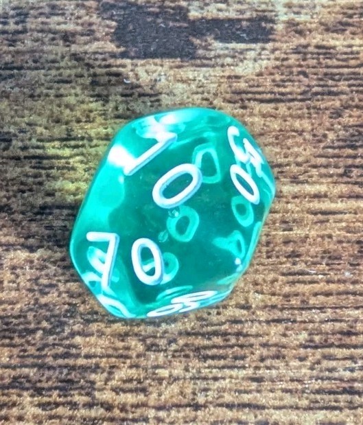 Green Poly D&D Dice Set