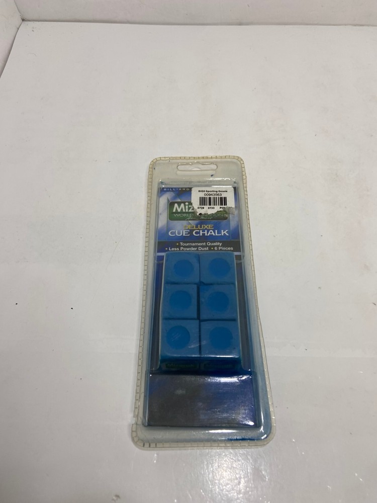 🌊 Mizerak Pool Cue Chalk (6 Piece), New - R8